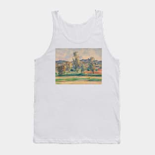 Autumn Landscape by Paul Cezanne Tank Top